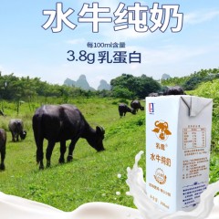 广西北海水牛纯奶200ml*10盒装牛奶整箱儿童学生成人补钙营养早餐奶